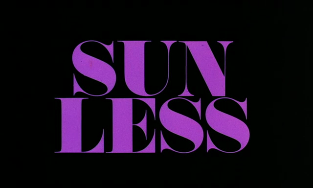 “Sans Soleil” Opening Titles 2