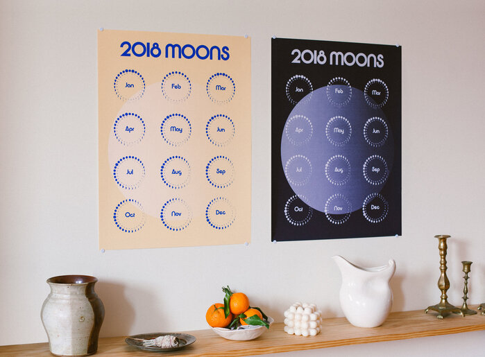 2018 Moons calendar 4