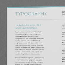 Haiku Home brand manual