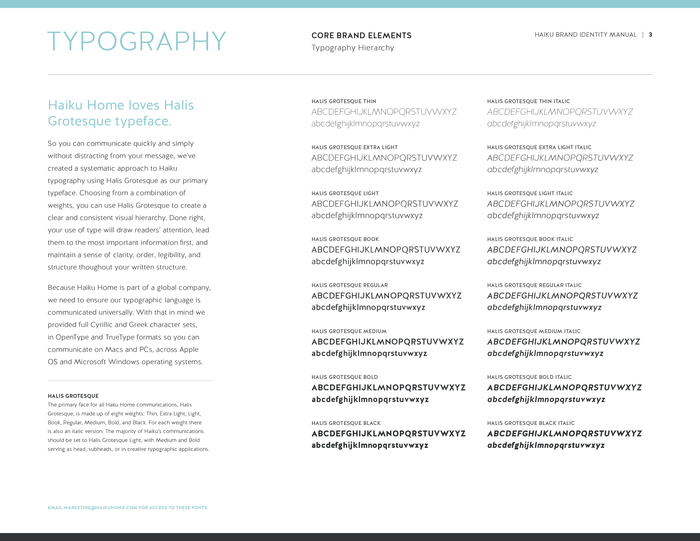 Haiku Home brand manual 4