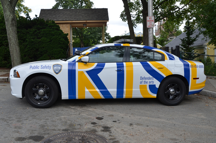 “Defender of the arts” – RISD Public Safety cars 1