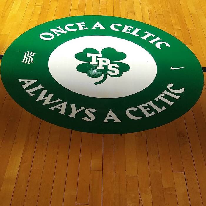 Patrick School gym renovation by Kyrie Irving &amp; Nike 1