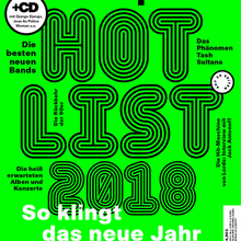 <cite>Musikexpress</cite> 02/18, “Hot List 2018”