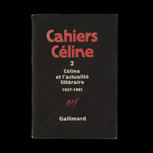 <cite>Cahiers Céline</cite>, Gallimard (1976–1988)