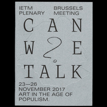 <cite>Can We Talk? Art in the age of populism</cite> (publication)