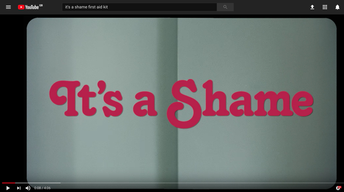 It's a Shame videoclip title