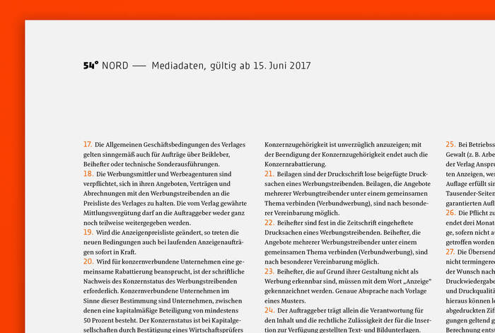 54° Nord, a magazine for Schleswig-Holstein 29