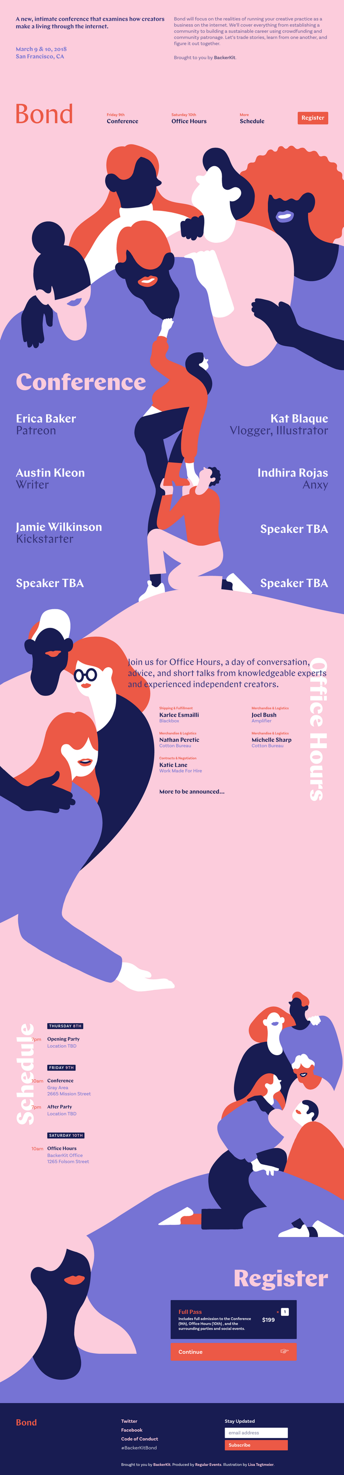 Bond Conference 2018 website 2