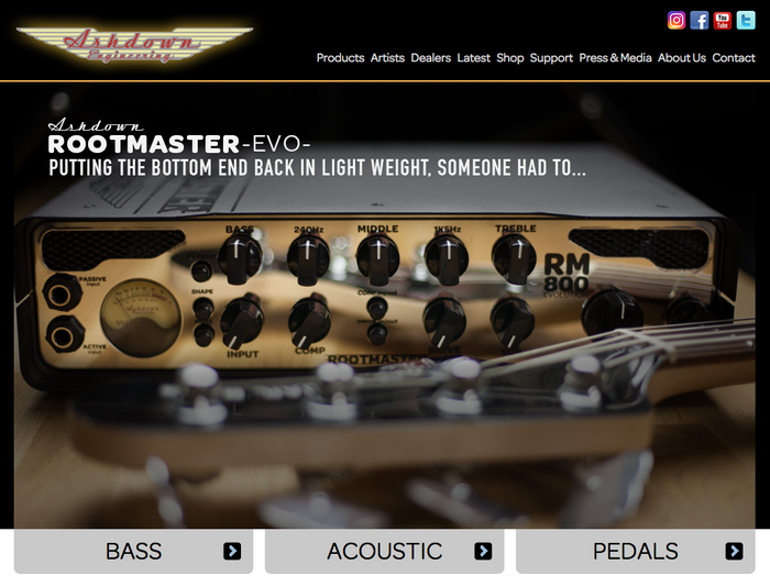 Omnes in use on Ashdown Engineering’s website.