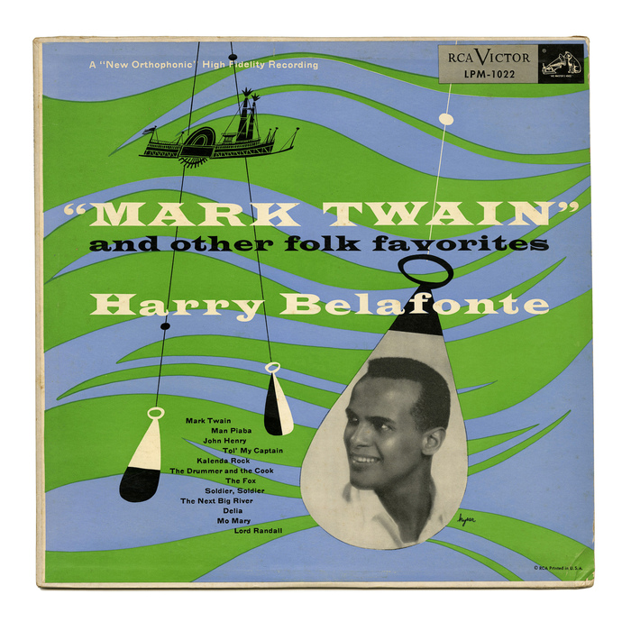 Harry Belafonte – “Mark Twain” and Other Folk Favorites album art