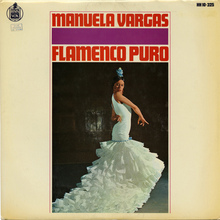 Manuela Vargas – <cite>Flamenco Puro</cite> album art