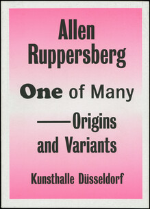 <cite>Allen Ruppersberg, One of Many – Origins and Variants</cite>