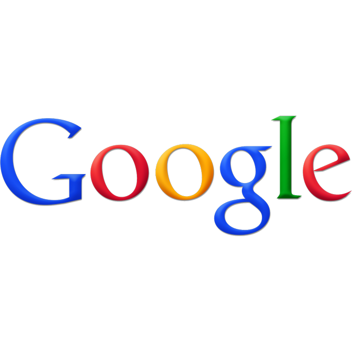 The Google logo from May 6, 2010 to September 19, 2013. The major difference in comparison to the previous logo (valid since May 31, 1999) is the reduced distance of the projected shadow behind the word Google and the change in color of the yellow "o" to orange.