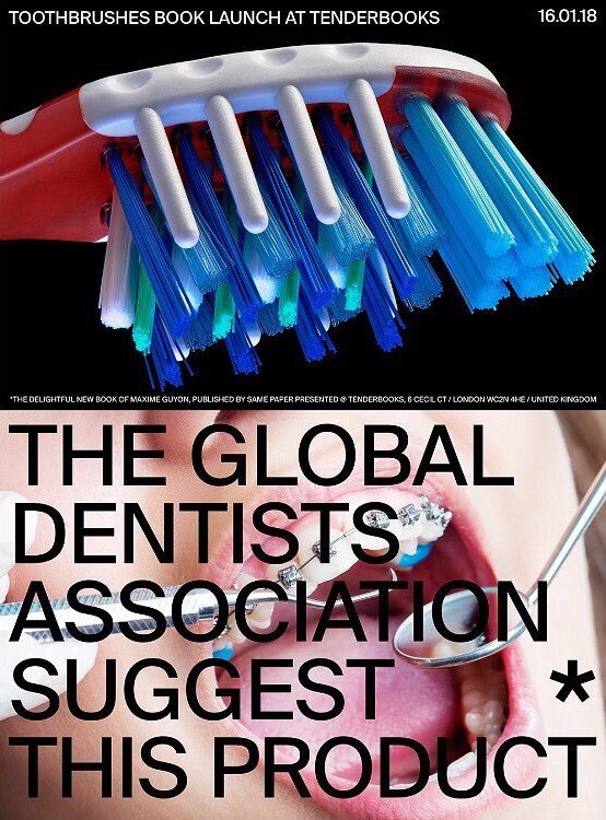 Maxime Guyon’s Toothbrushes book launch 1