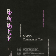 Rabit tour poster (2015) vs. Drake – <cite>Scary Hours</cite> cover art (2018)