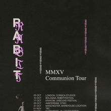 Rabit tour poster (2015) vs. Drake – <cite>Scary Hours</cite> cover art (2018)