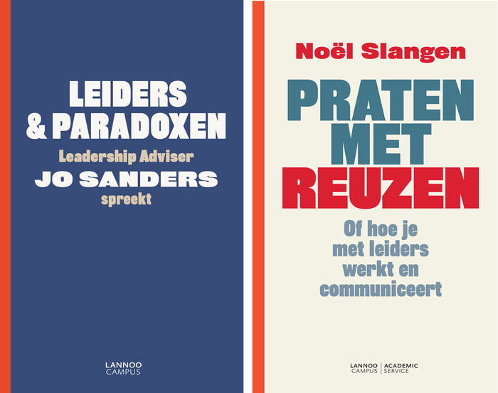 Rhode for leaders: Lannoo Campus book covers