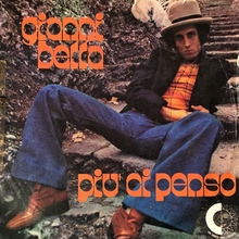 Gianni Bella – “Più Ci Penso” Italian single cover