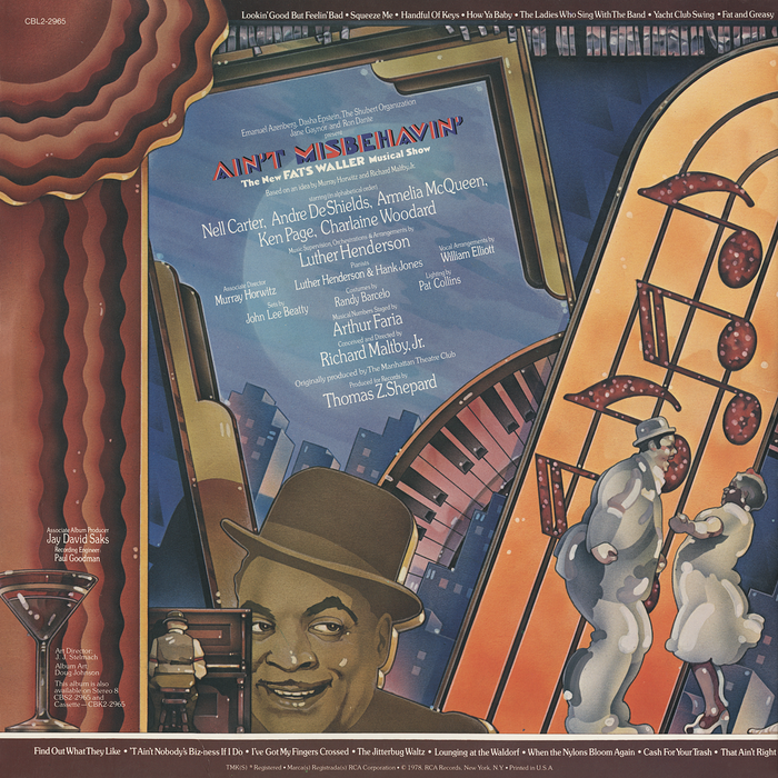 Ain’t Misbehavin’: The New Fats Waller Musical Show 4