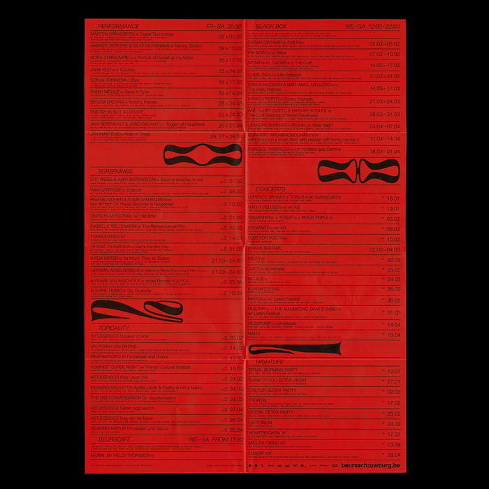 Beursschouwburg 2018 program 3
