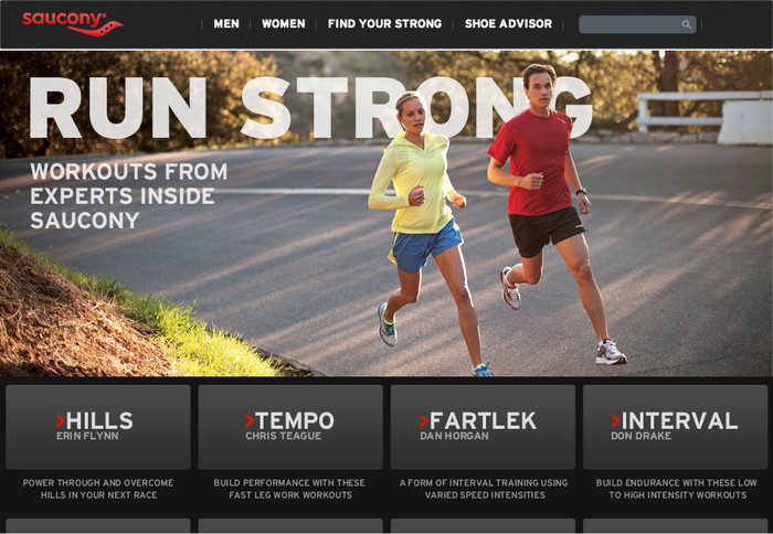 Saucony website 1