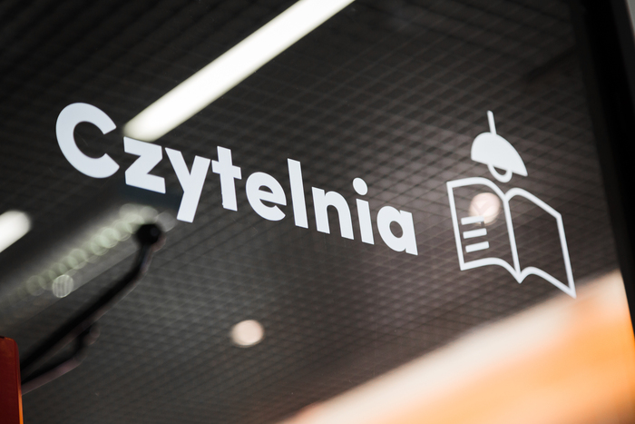 Mediateka Tychy wayfinding system 3