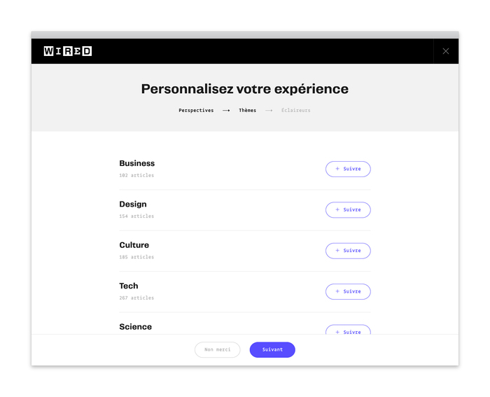 Wired French website 10