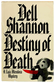 <cite>Destiny of Death </cite>by Dell Shannon