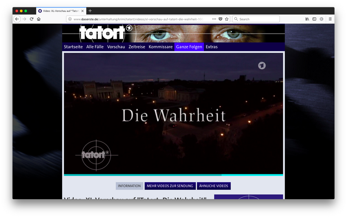 Tatort – “Die Wahrheit” 1