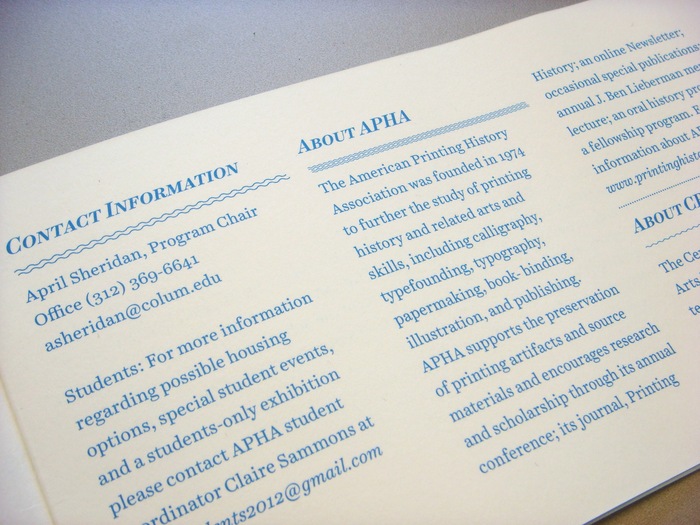 2012 APHA conference mailer 2