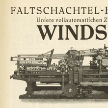 Windsbraut ad by J.G. Schelter &amp; Giesecke (1929)