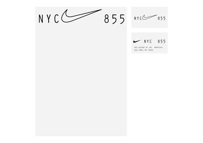 Nike Headquarter (Logo &amp; Lettering Proposal 2) 3