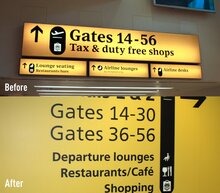 Heathrow Airport signs (2005–09)