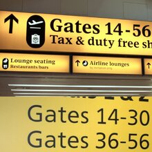 Heathrow Airport signs (2005–09)