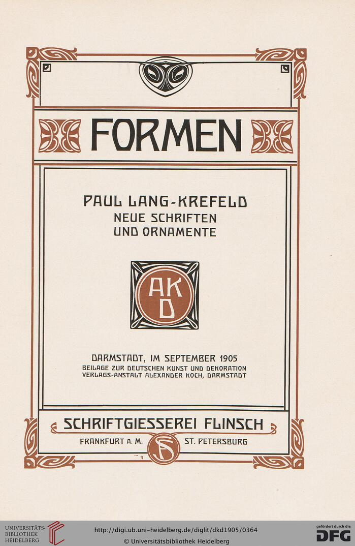Deutsche Kunst und Dekoration: illustr. Monatshefte f&uuml;r moderne Malerei, Plastik, Architektur, Wohnungskunst u. k&uuml;nstlerisches Frauen-Arbeiten &mdash; 16.1905