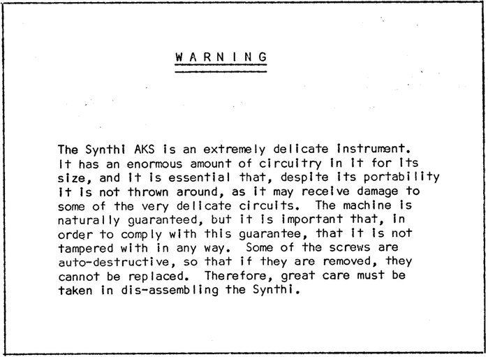 The Synthi Educational Handbook 2