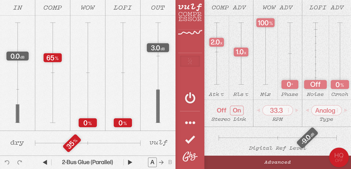Vulf Compressor audio plugin 1