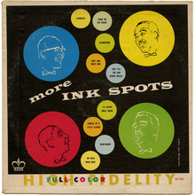 The Ink Spots ‎– <cite>More Ink Spots </cite>album art
