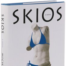 <cite>Skios</cite> by Michael Frayn