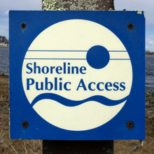Public signs in Bristol, Rhode Island