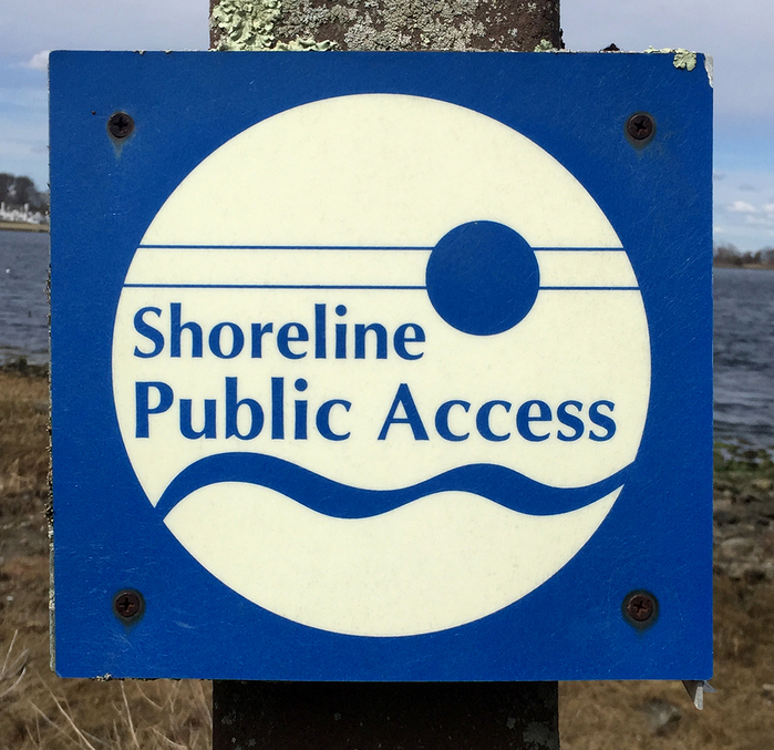 Public signs in Bristol, Rhode Island 2