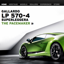 Lamborghini.com Website