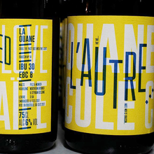 <cite>La Ouane</cite> beer labels
