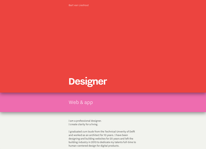 Bart van Lieshout website (2018) 1