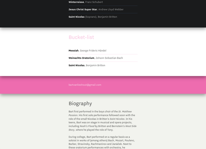 Bart van Lieshout website (2018) 2