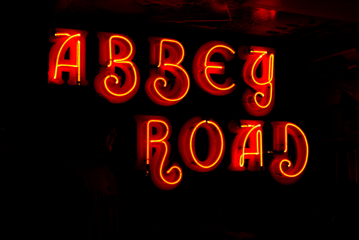 Rubber Soul neon signs, Liverpool 2