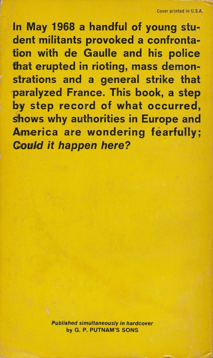 Red Flag Black Flag: French Revolution 1968 book cover 2