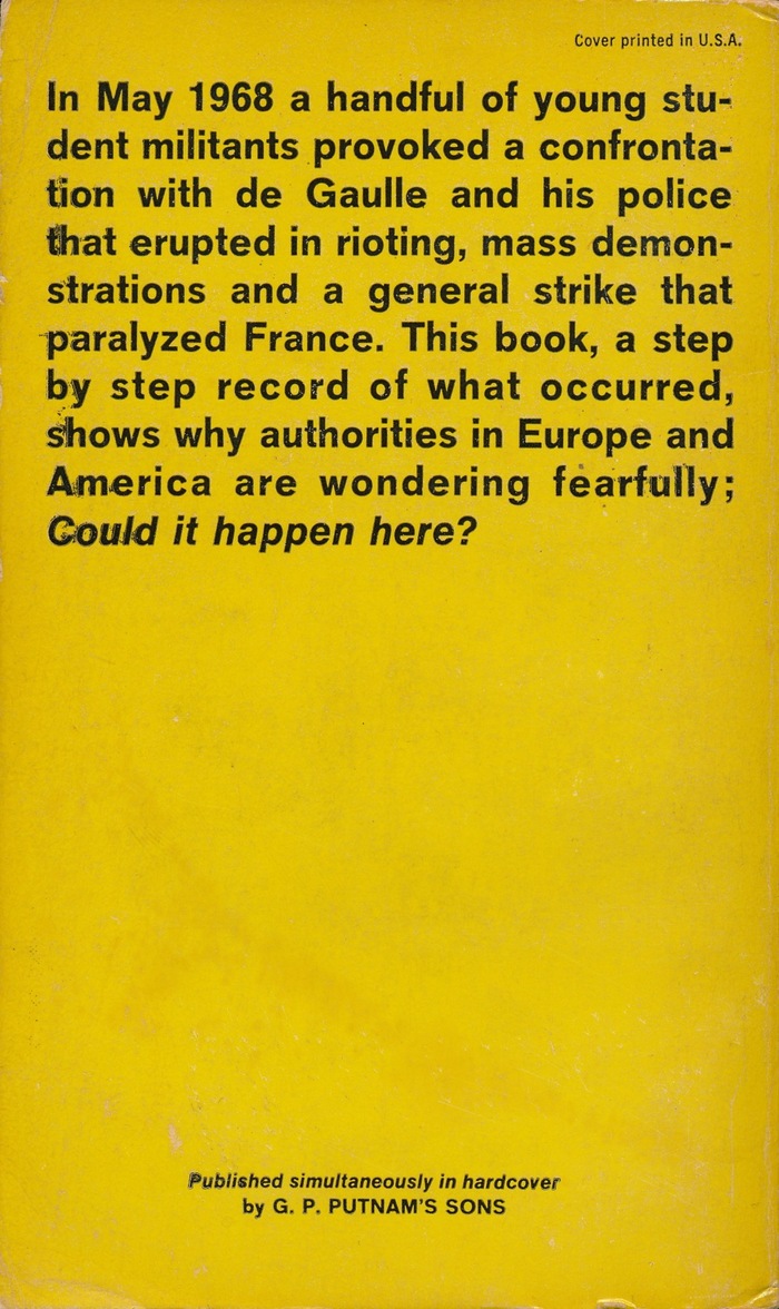 Red Flag Black Flag: French Revolution 1968 book cover 2