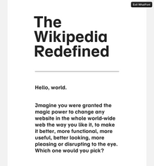 Wikipedia Redefined