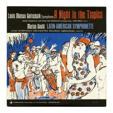 <cite>A Night in the Tropics</cite> <cite>/ Latin-American Symphonette </cite>album art
